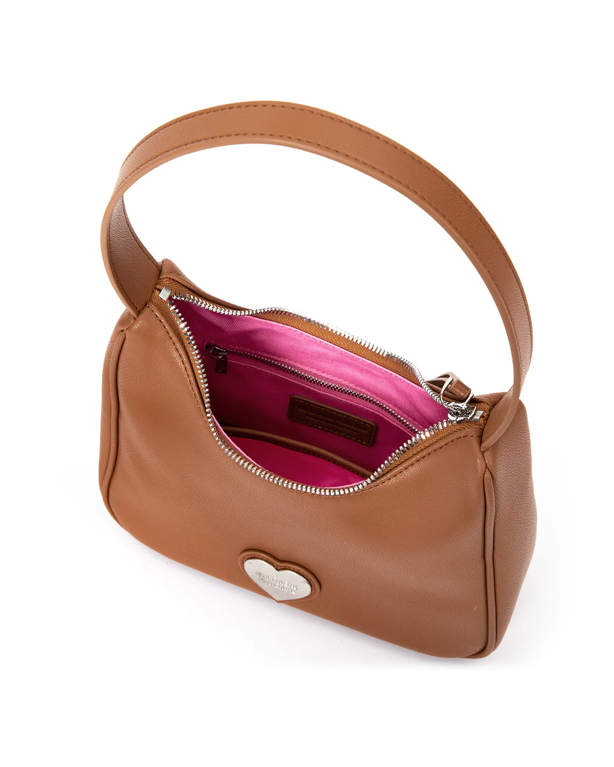 Girlfriend Hobo Bag (Pebbled Caramel) - Image 5