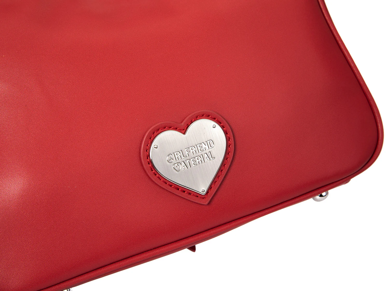 Girlfriend Hobo Bag (Smooth Cherry) - Image 7