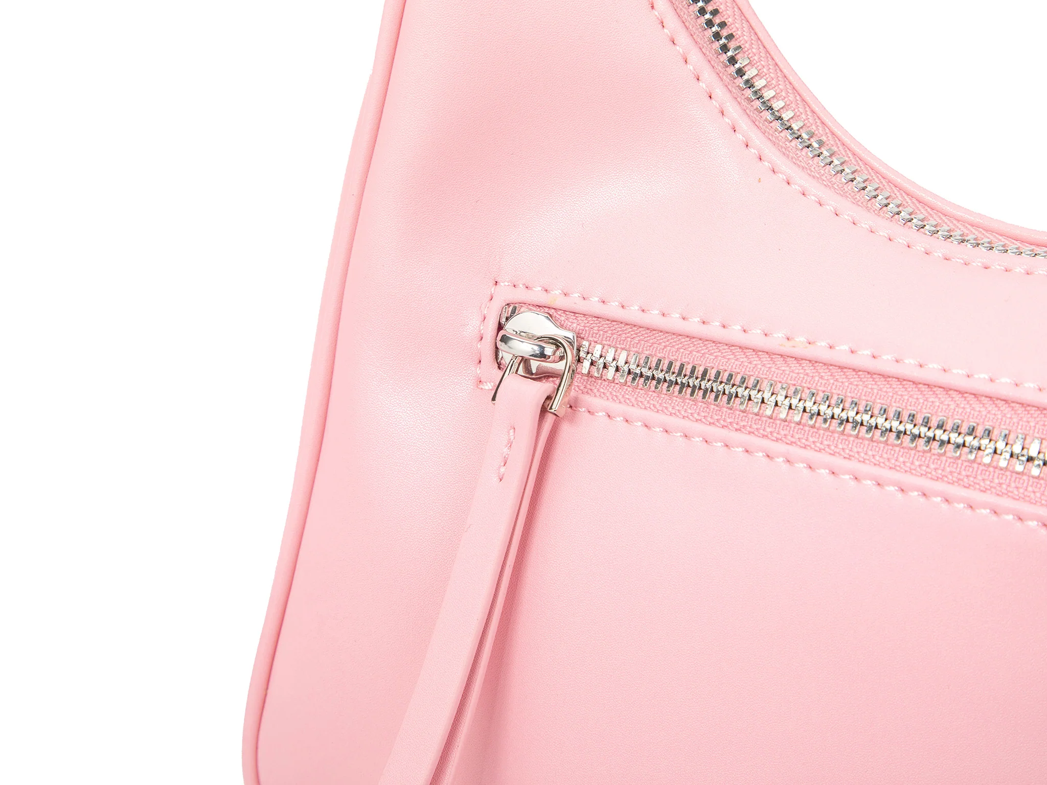 Girlfriend Hobo Bag (Smooth Pink) - Image 7