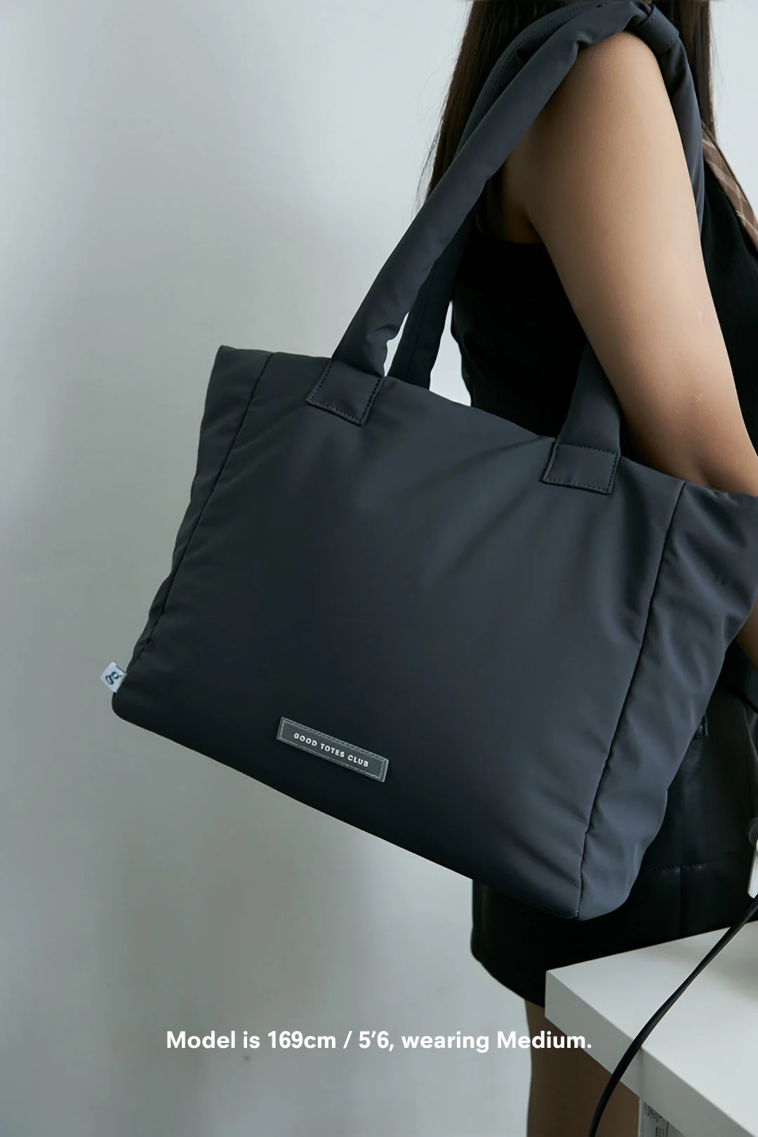 Go-Getter Laptop Tote (Nylon Charcoal Blue) - Image 3