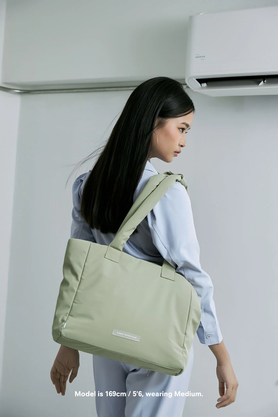 Go-Getter Laptop Tote (Nylon Sage) - Image 3