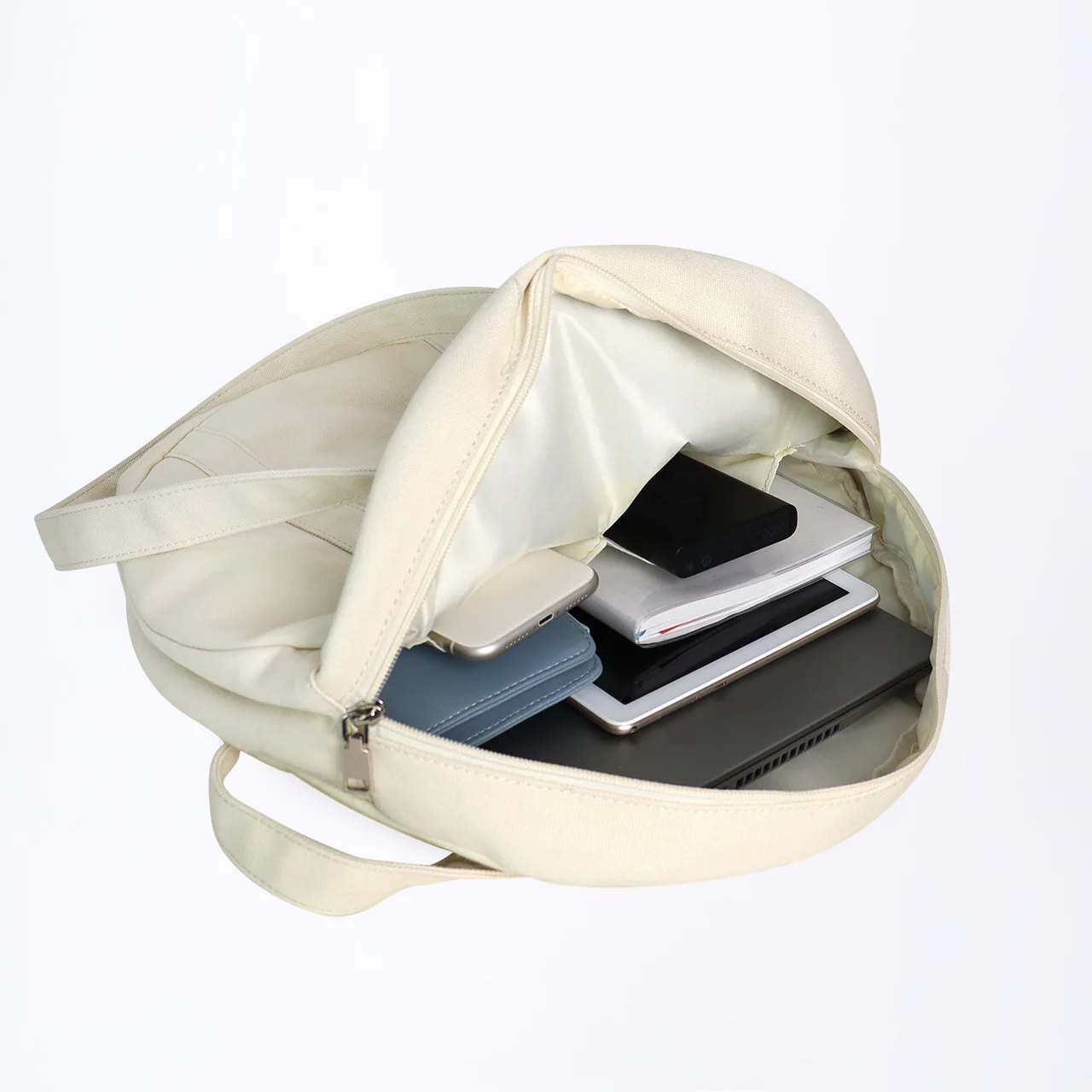 Good Times Circle Tote (Cream) - Image 7