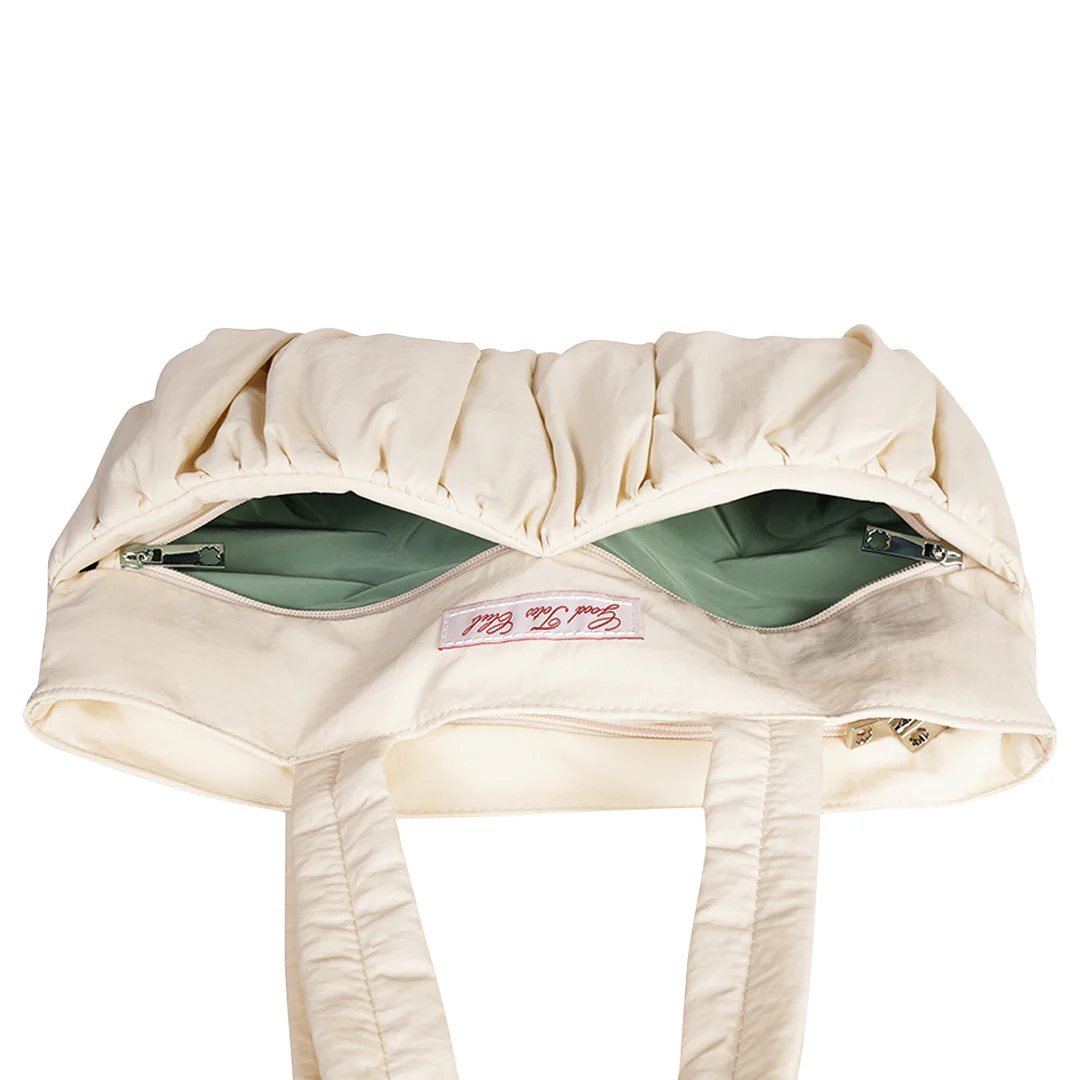 Large Soufflé Tote (Cream) - Image 10