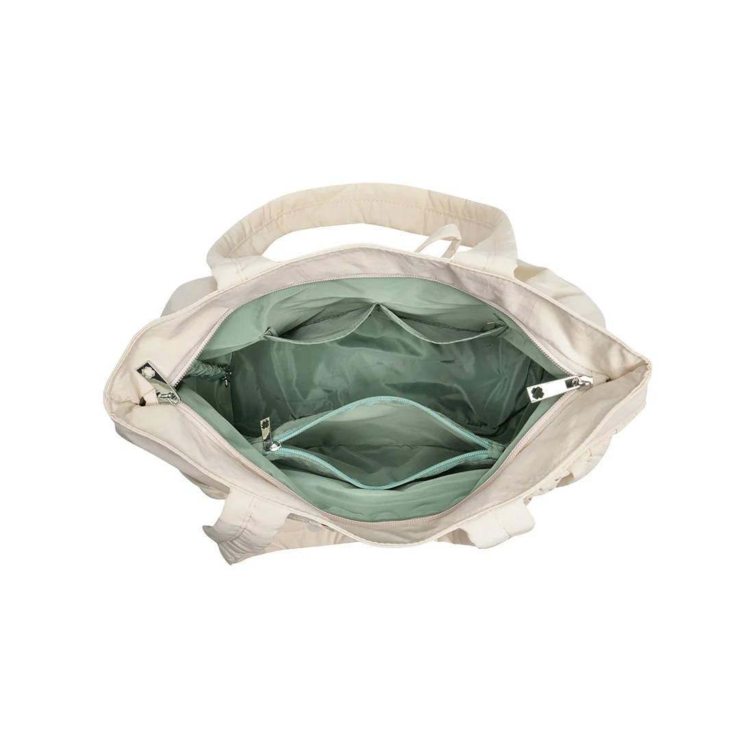 Large Soufflé Tote (Cream) - Image 11