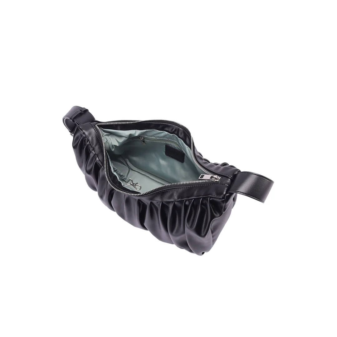 Leather Croissant Sling (Black) - Image 12