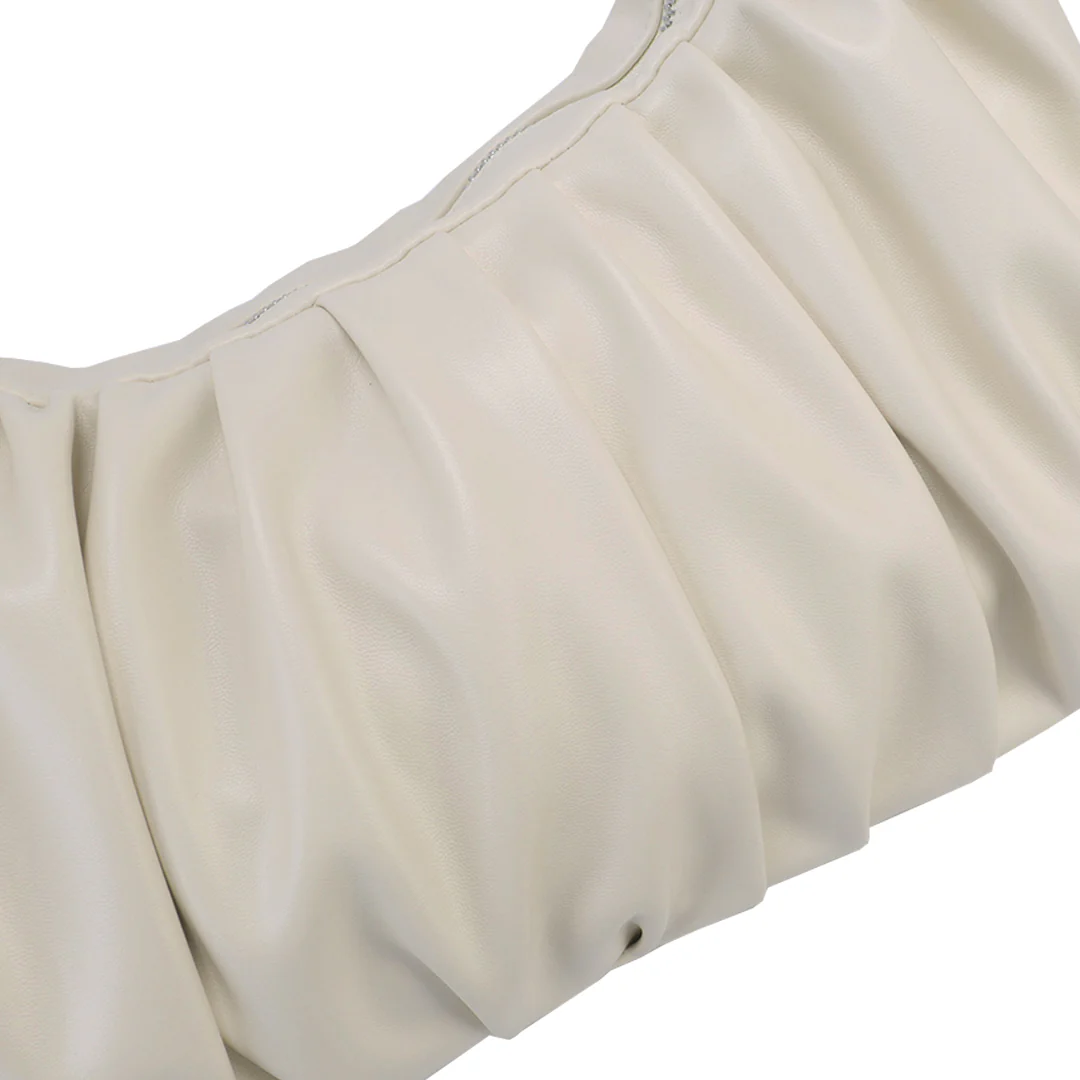 Leather Croissant Sling (Cream) - Image 12