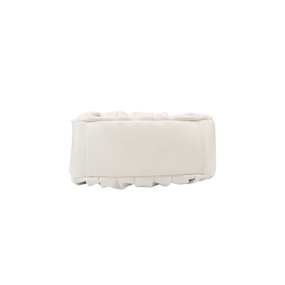Leather Croissant Sling (Cream) - Image 15