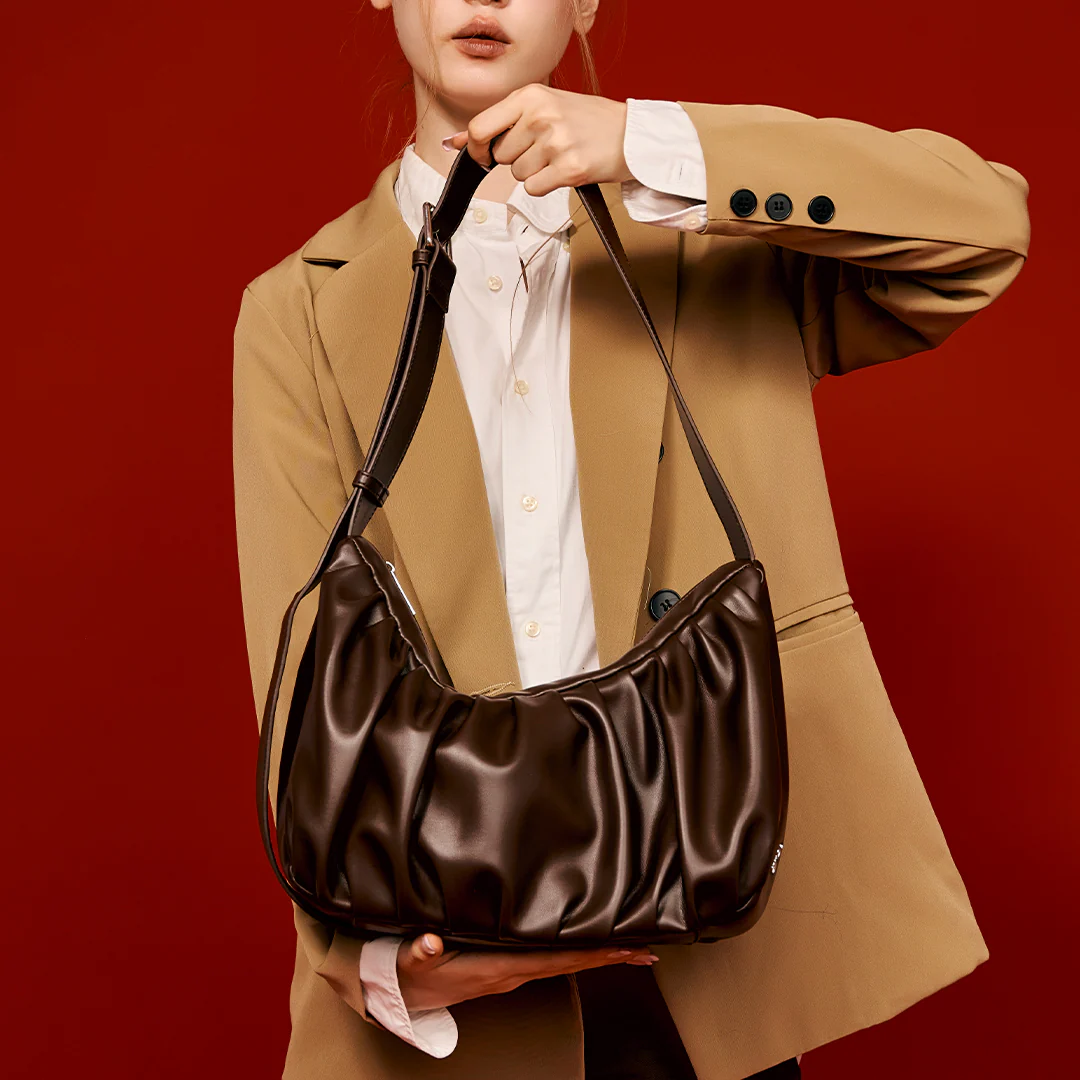 Leather Croissant Sling (Espresso) - Image 4