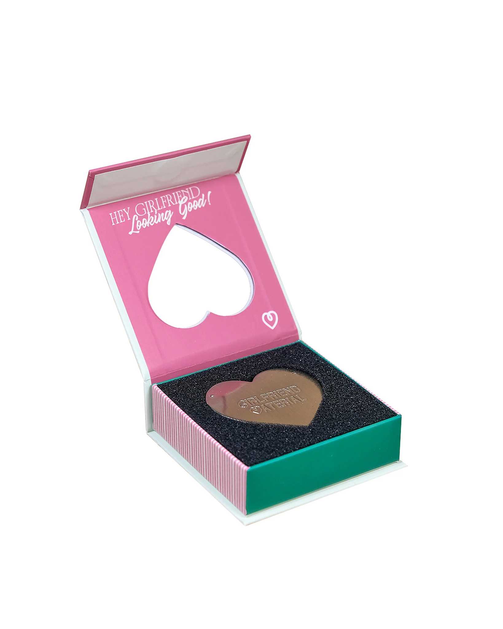 Pocket Mirror Bag Charm (Silver) - Image 7