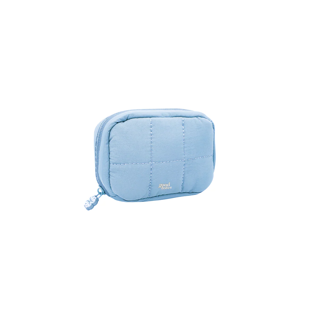 Small Bread Puffer Pouch (Blueberry) - Image 3