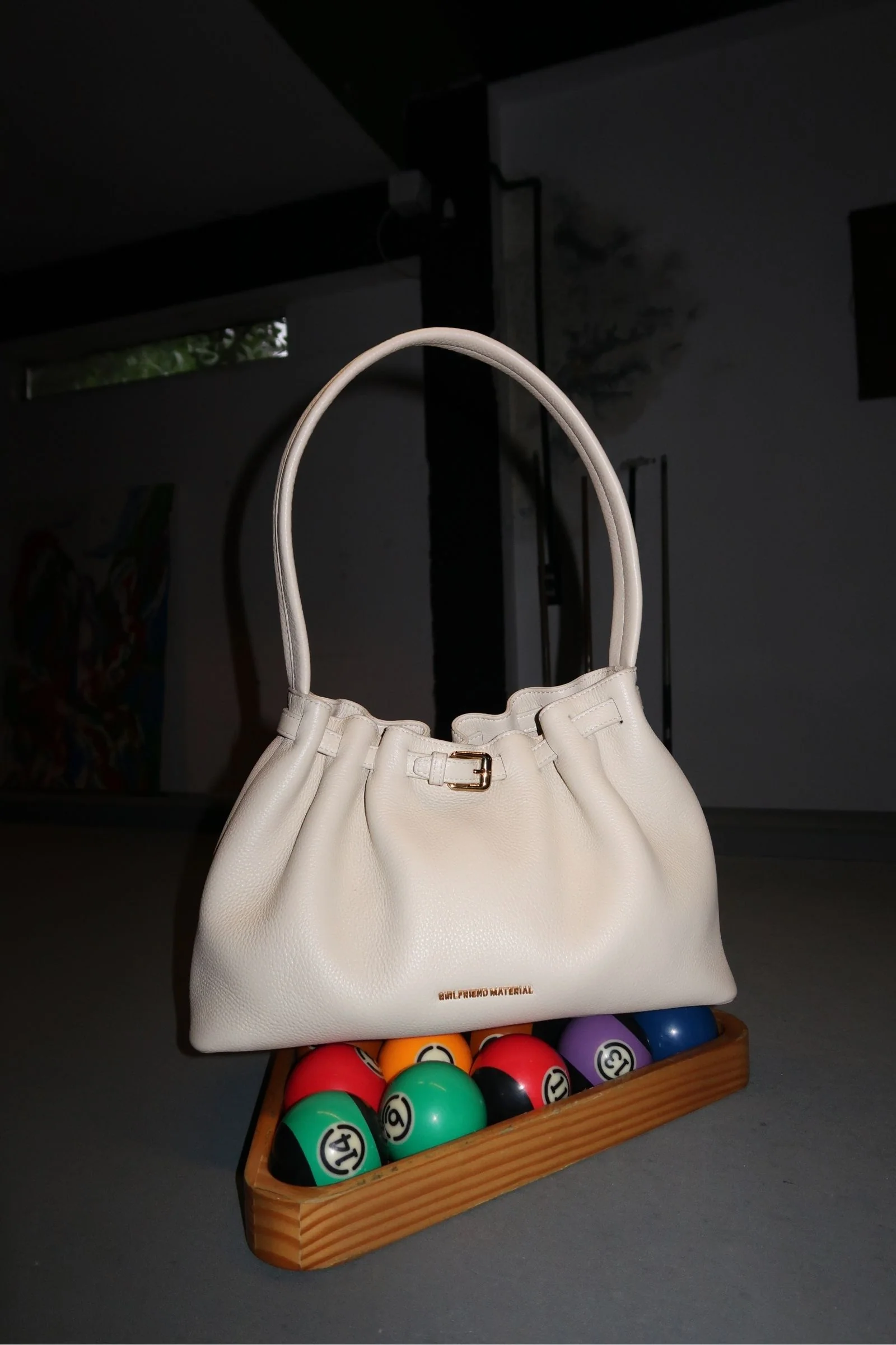 Whisper Bag (Pebbled Cream) - Image 7